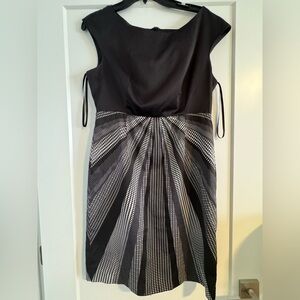 Chic Black and White Dress